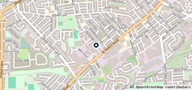 Map showing the location of Burnett Service Centre