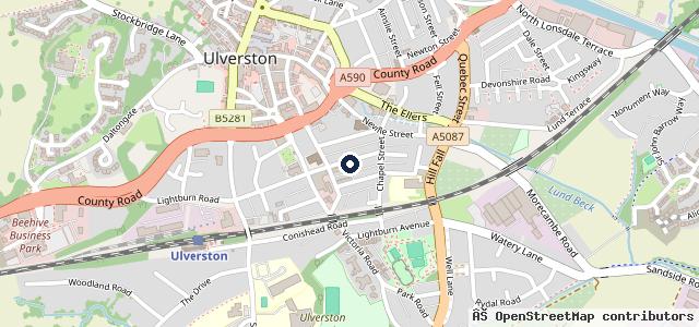 Map showing the location of Athersmith Motor Services Independent Garage |Car Sales, Servicing, MOT's, Tyres & Repairs