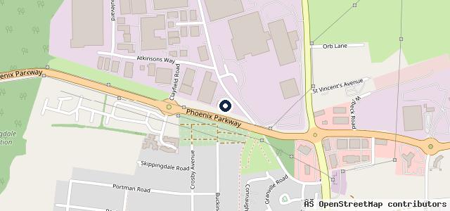 Map showing the location of Speedway Garage | Scunthorpe