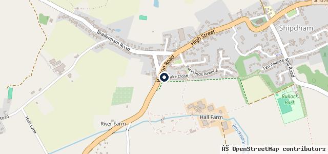 Map showing the location of Ivan Chubbock Garage Services