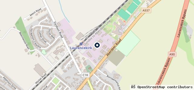 Map showing the location of Mearns Motors Ltd