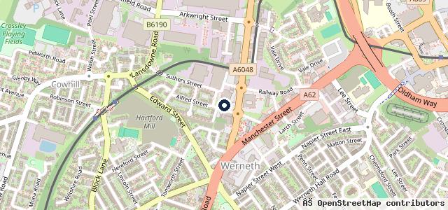 Map showing the location of Manchester Car Surgery Limited