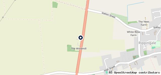 Map showing the location of A15 MOT Centre