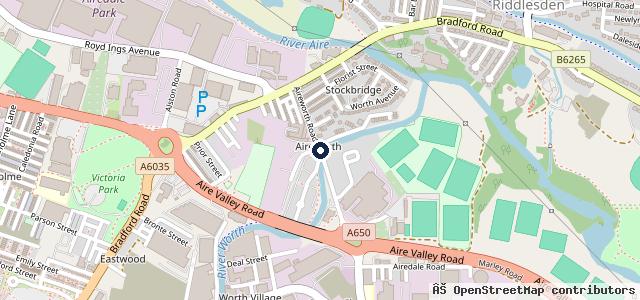 Map showing the location of Stockbridge Tyres