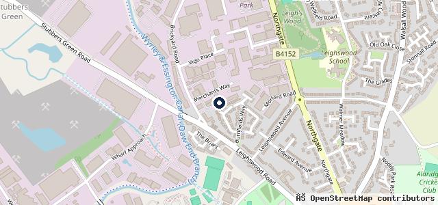 Map showing the location of Aldridge Diagnostics