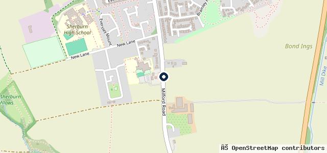 Map showing the location of Al's Tyre Shop