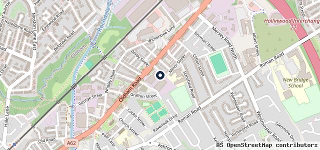 Map showing the location of ANA Tyres and Exhausts