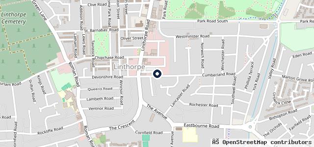 Map showing the location of Apex MOT Services