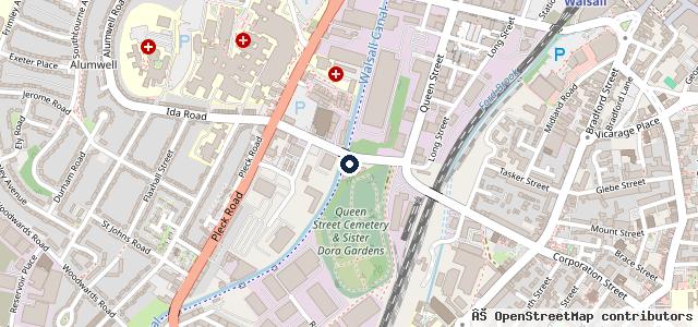 Map showing the location of Platinum Vehicle Services - Car Service, Repairs and MOT Walsall