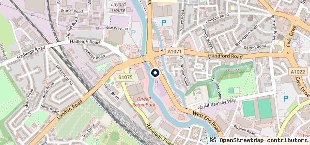 Map showing the location of Cattermoles Of Ipswich Ltd