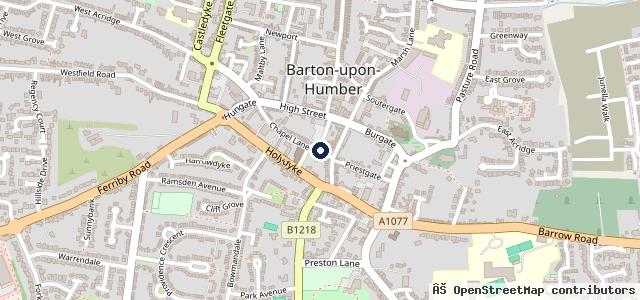 Map showing the location of The OLD GARAGE