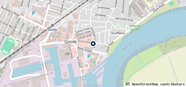 Map showing the location of Car repair service Station