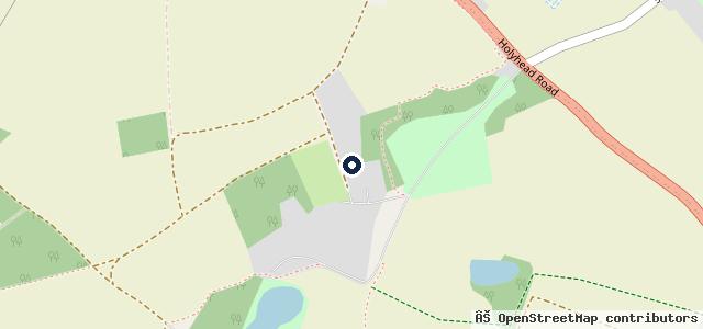 Map showing the location of Castlecroft Autos