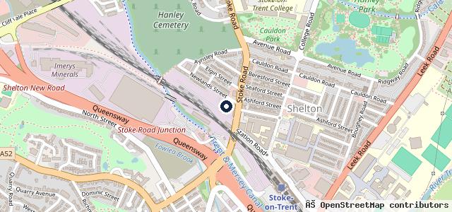 Map showing the location of Brittle Motor Group