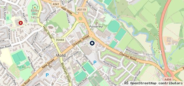 Map showing the location of Checkpoint Automotive