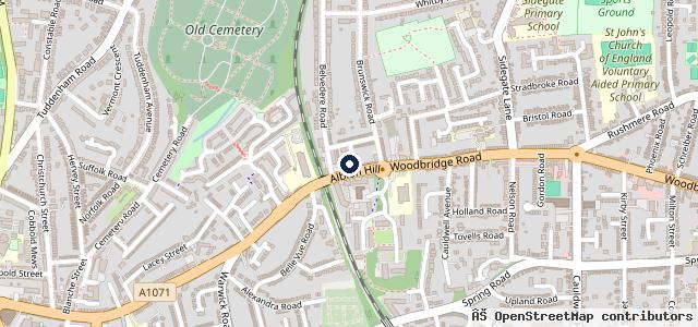 Map showing the location of Bristo’s Skoda Ipswich