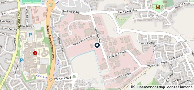 Map showing the location of Chroal garage