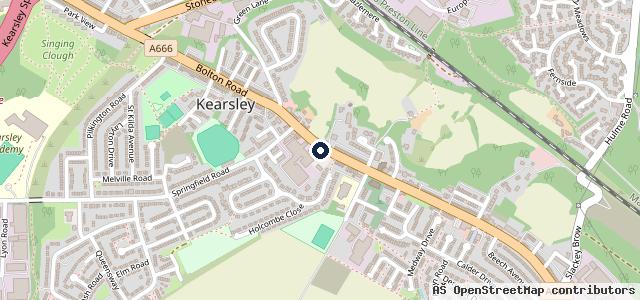 Map showing the location of Clifton Auto's