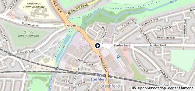 Map showing the location of Flaxley Tyres - Mobile fitting service 24/7
