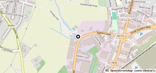 Map showing the location of Db Motors Mot - Air Con - Service - Repair