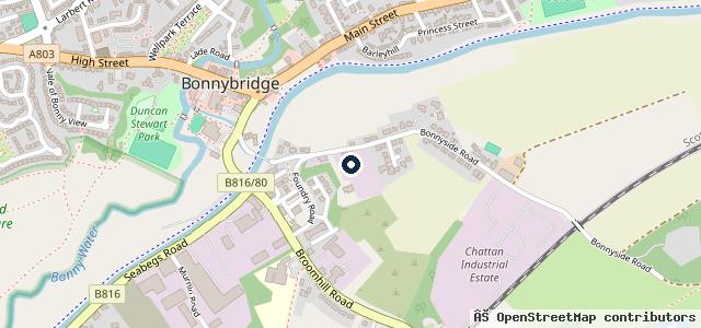 Map showing the location of David Morris