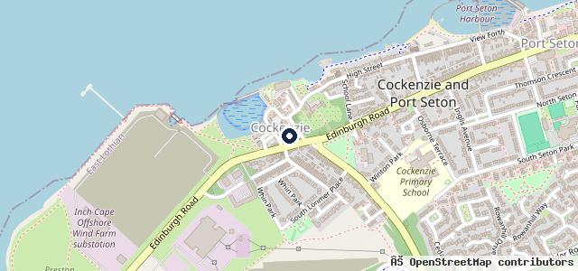 Map showing the location of DD's Garage
