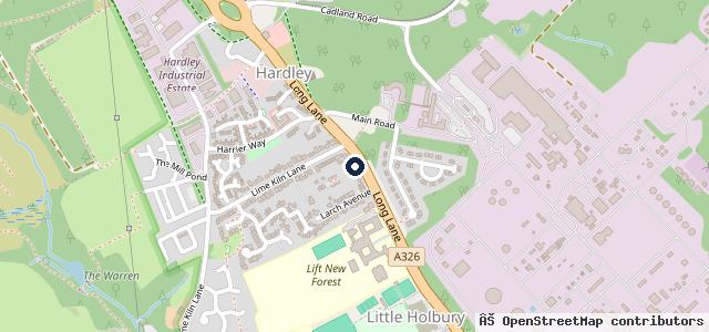 Map showing the location of Dearden Motorcycles Ltd