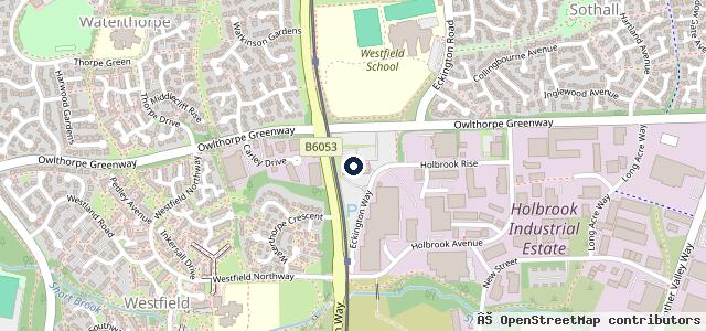 Map showing the location of Direct Cars
