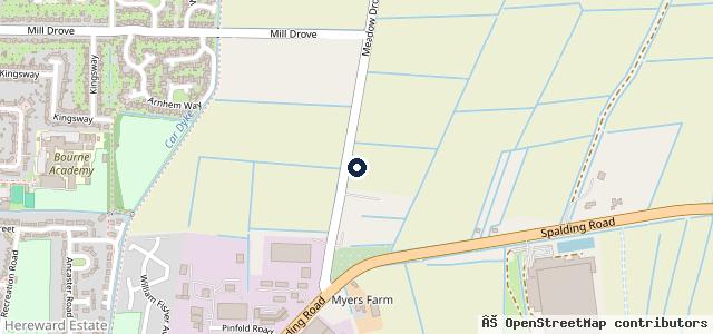 Map showing the location of Meadow Drove Motors Ltd