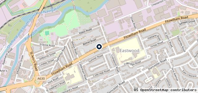 Map showing the location of Eastwood Auto Repair Centre