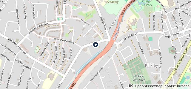 Map showing the location of Mitchells Garage (Lowestoft) Limited
