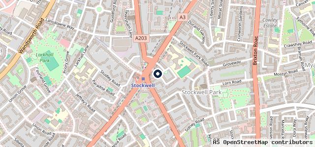 Map showing the location of Fast Fit