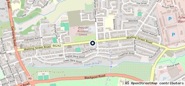 Map showing the location of Fulwood Garage Ltd