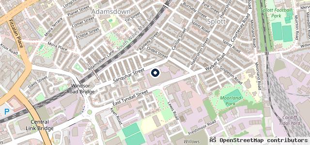 Map showing the location of Auto House Cardiff