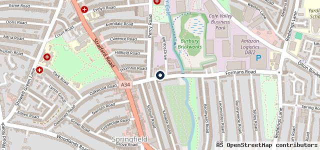 Map showing the location of Tyres At Your Door 24/7 Mobile Tyre Fitting