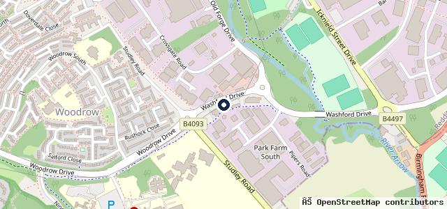 Map showing the location of Startin Peugeot Redditch