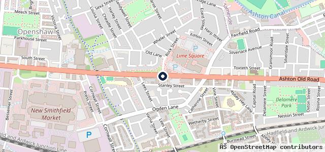Map showing the location of Halfords Autocentre
