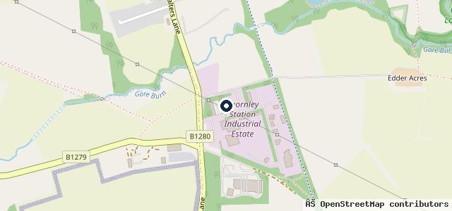 Map showing the location of C&H Autobody Repairs