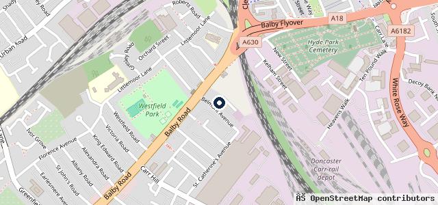 Map showing the location of Havelock Road Garage Car Dealer