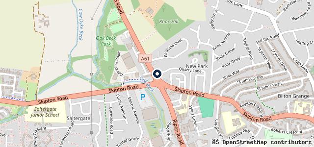 Map showing the location of Pratt Brothers Harrogate Ltd