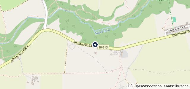 Map showing the location of Hett Hills Garage