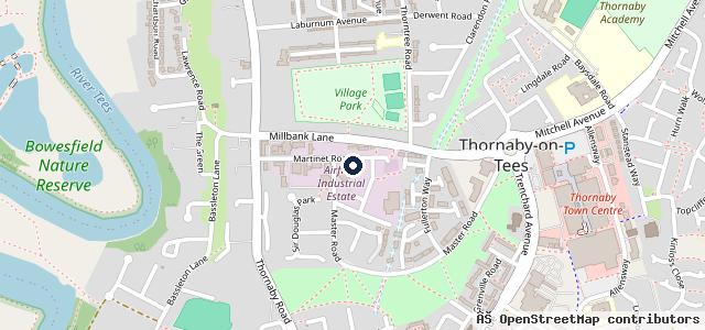 Map showing the location of Kerr Ian Motors