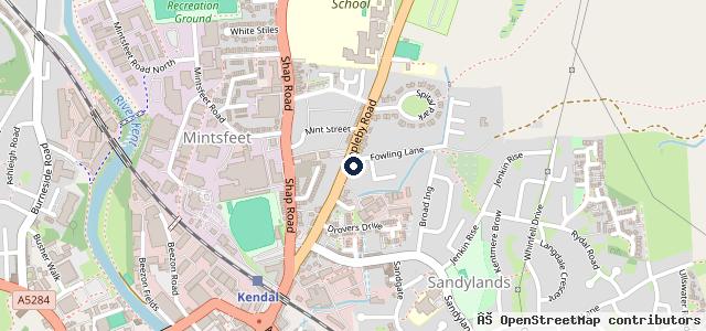 Map showing the location of J.A. Gardner & Sons