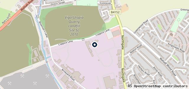 Map showing the location of J M R Vehicle Solutions