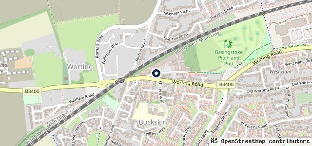 Map showing the location of Just Motorcycles