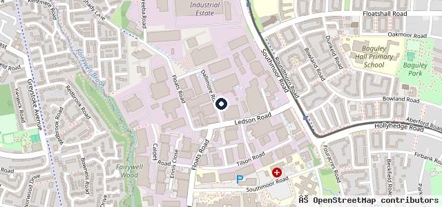Map showing the location of Kenny's motor services ltd