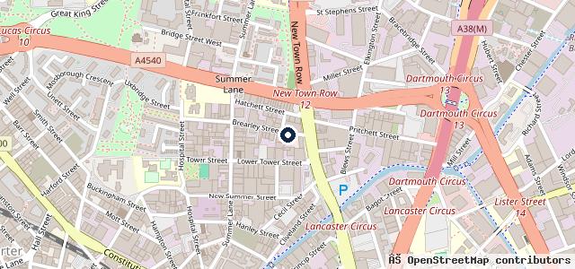 Map showing the location of Gordon Smith Car Repairs