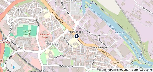Map showing the location of Kwik Fit
