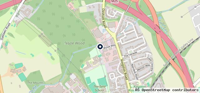 Map showing the location of Leatherhead Motor Company