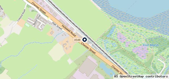 Map showing the location of L.V.W Automotive